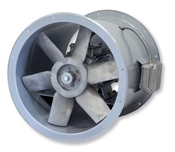 Cylindrical Cased Axial Flow Fans F400 (Fire Rated at 400 Celsius for 2 Hours) 3710 CFM