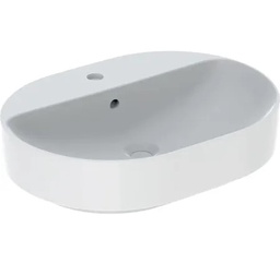 Geberit Lay-on Wash Hand Basin WHB with Overflow Elliptic